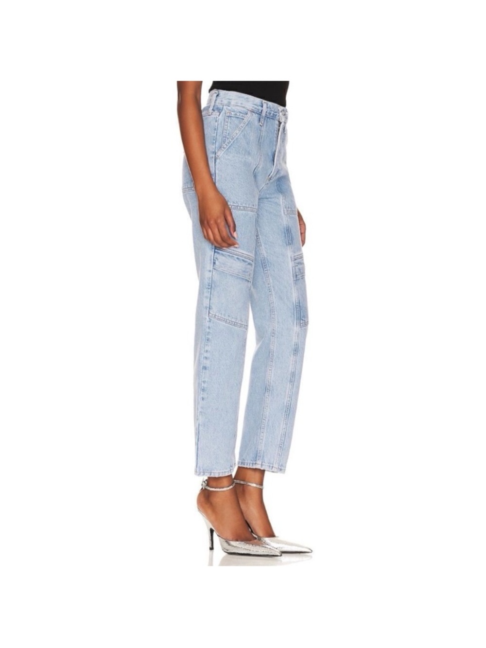 Agolde Cooper Cargo Jeans in Rank 24 - Picture 2 of 10
